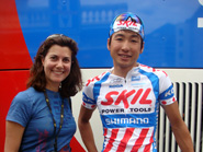 別府選手にインタビュー。