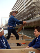 お江戸深川で和船に乗りました